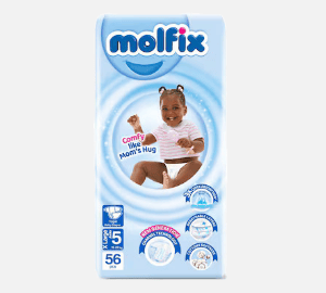 Molfix Diapers 3D 15Kg-20Kg XL 56PC
